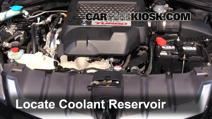 2009 Acura RDX 2.3L 4 Cyl. Turbo Coolant (Antifreeze) Add Coolant